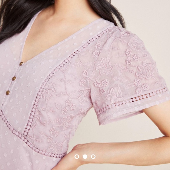 Anthropologie Nightly Embroidered Maxi Dress - Picture 2 of 6